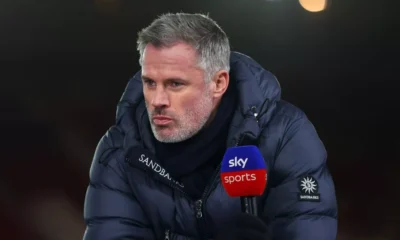 Jamie Carragher accuses Liverpool star of playing in 'slow motion' during Man Utd defeat